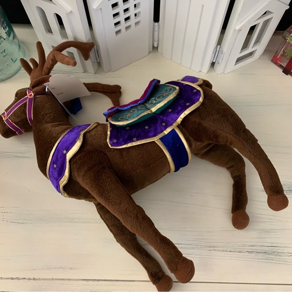 Chocolate Enchanted Prancer Holiday Plush Reindeer | Applause | Approx 16” Tall - Picture 8 of 8